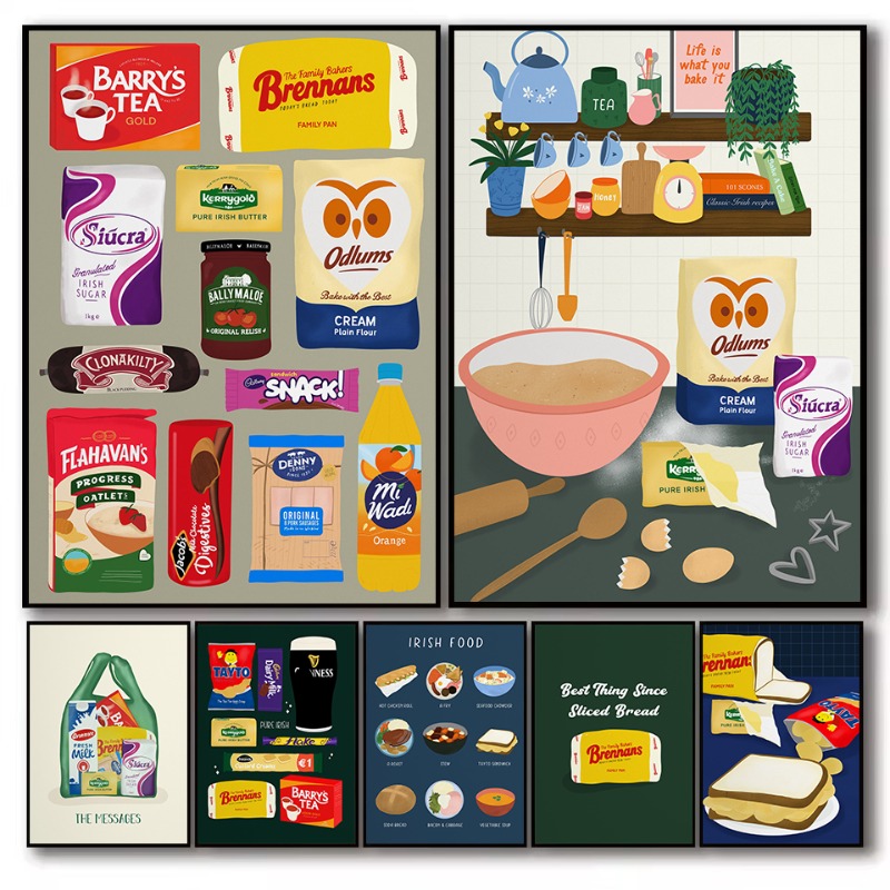 Food Snacks Pictures - Милая классическая ирландская еда, закуска, масло,
