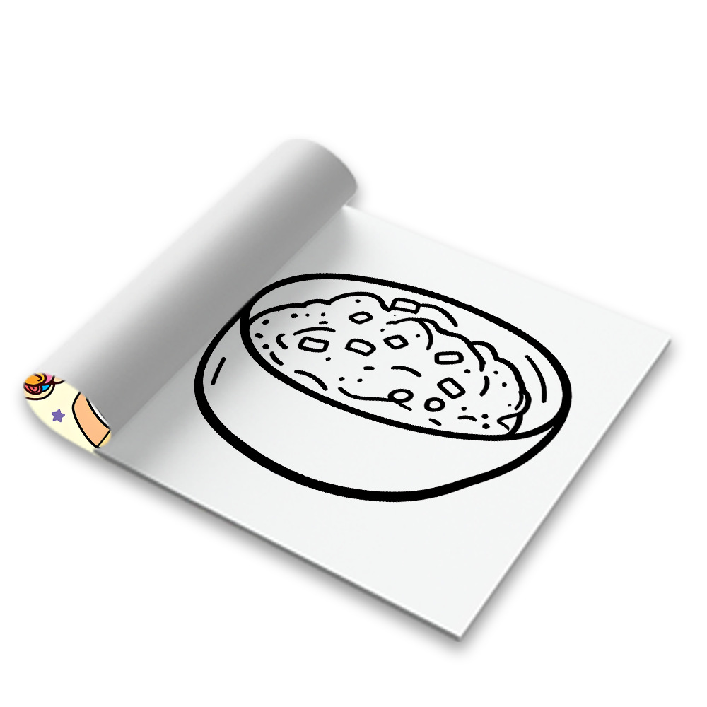 Food Snacks Drawing - Книга-раскраска для снятия стресса: Еда, напитки