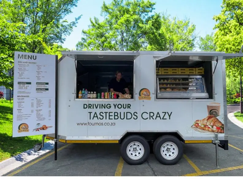 Food Truck With Snacks - Небольшие мобильные электрические машины для закусок,
