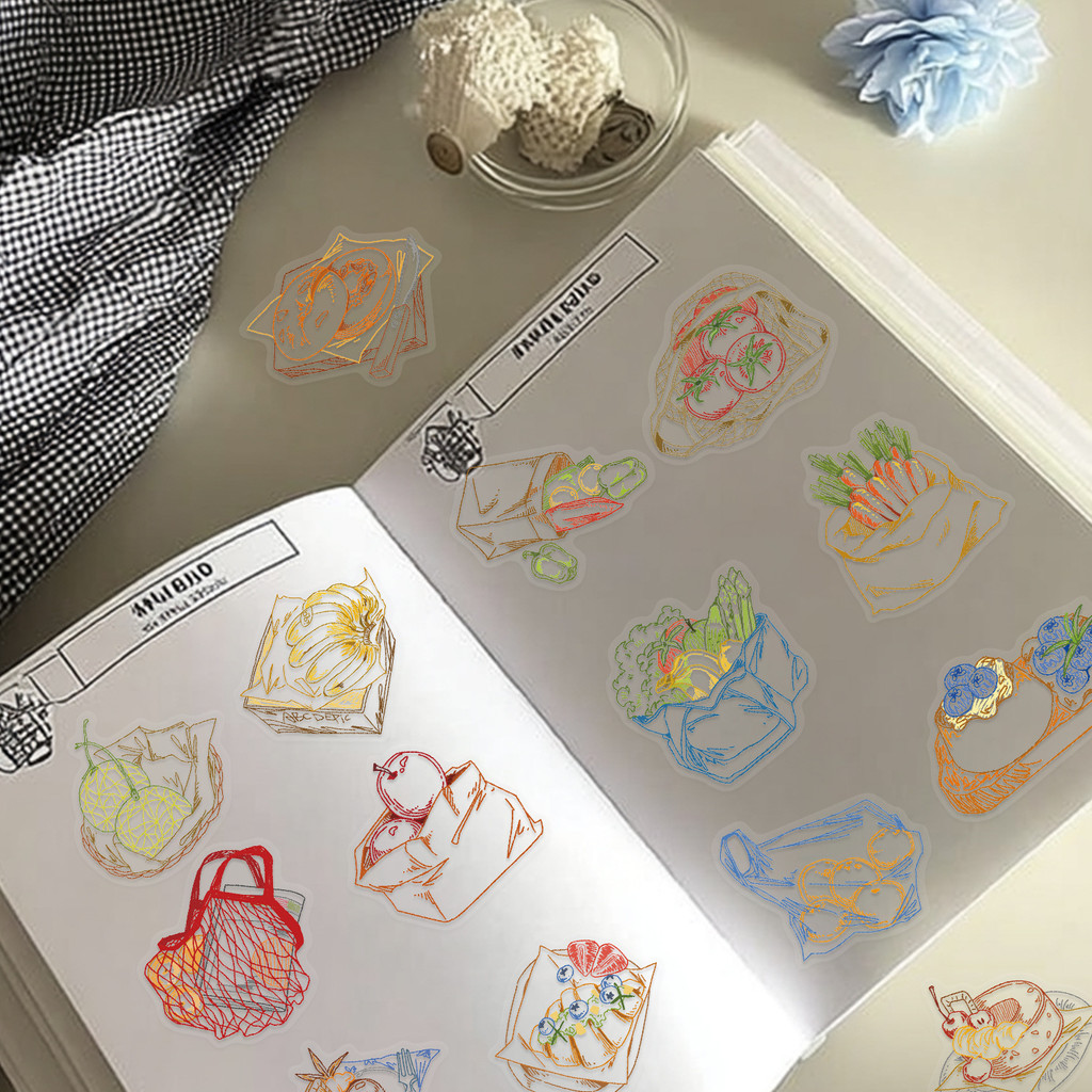 50 шт. цветных водонепроницаем – обзор и цена Food Snacks Drawing