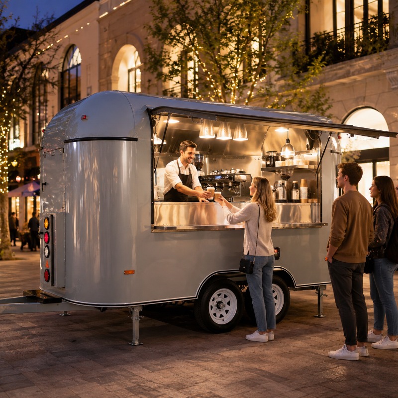 Мобильный фудтрак с полностью  – обзор и цена Food Truck With Snacks